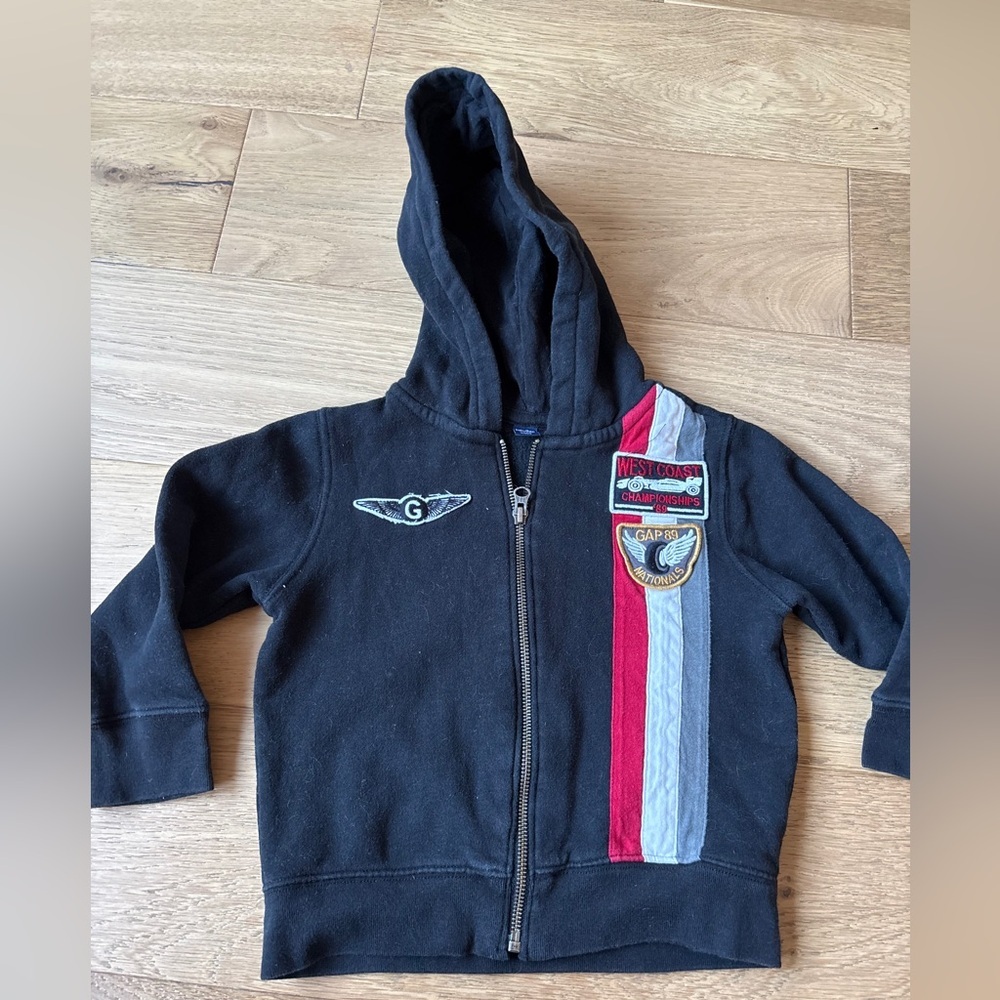 Gap boys zip up hoodie 4t race cars west coast